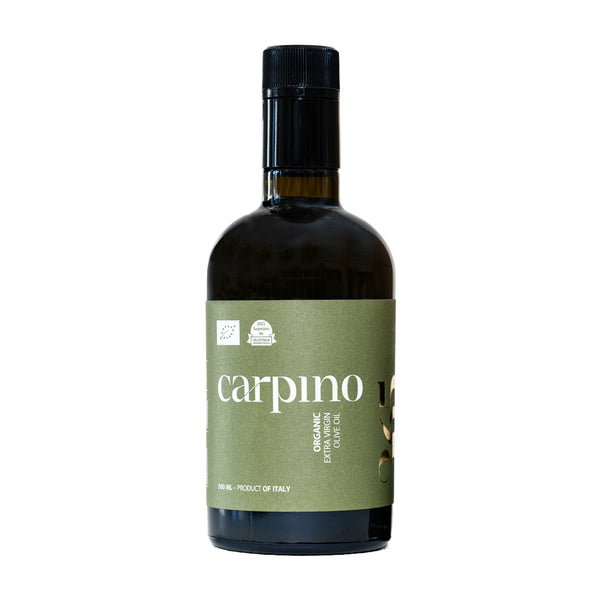 Carpino 365 Premium Organic Extra Virgin Olive Oil Italian Oil Bottle