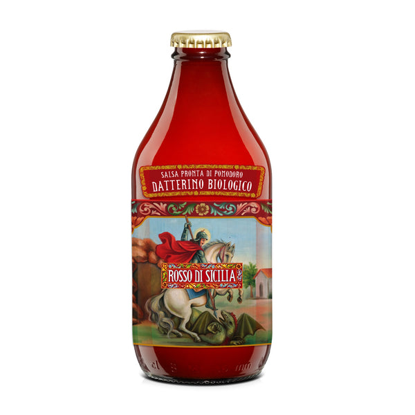 Organic Italian Datterino Tomato Sauce 330g High Quality Sauce Jar