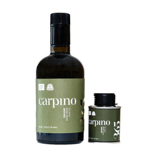 Carpino 365 Organic Extra Virgin Olive Oil Premium Italian Organic Oil