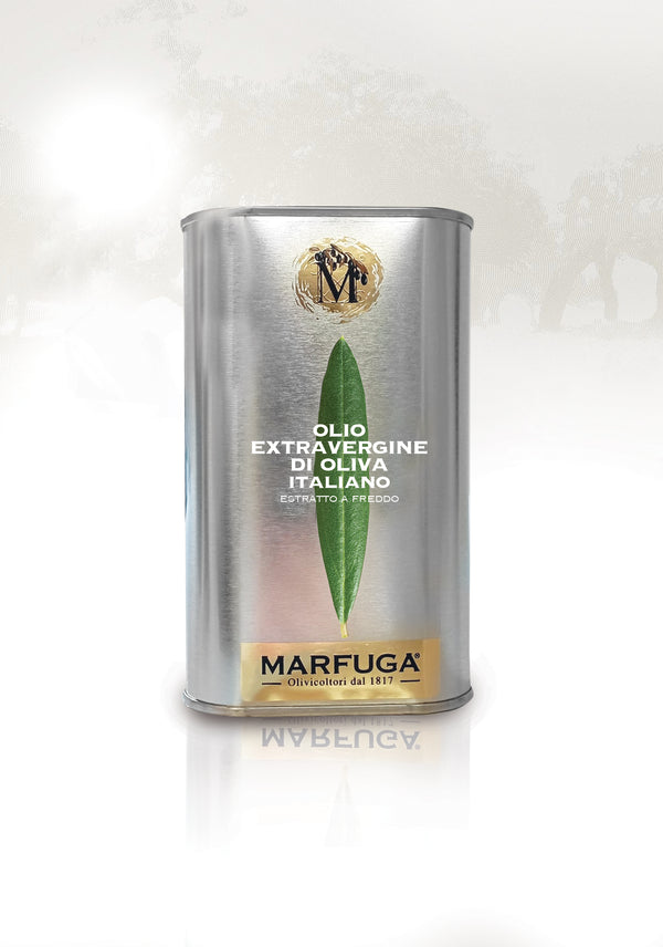 Marfuga Extra Virgin Olive Oil Tin Umbria Italy Premium Italian Olive Oil