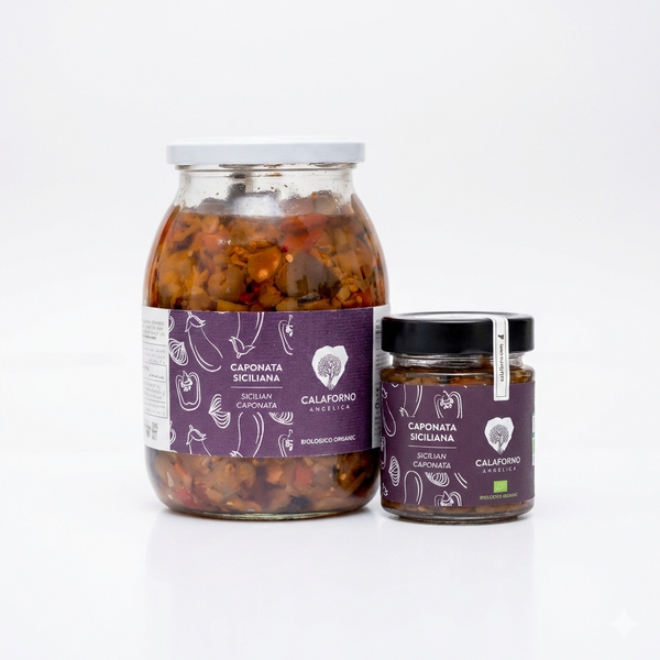 Caponata Siciliana Sicilian Caponata Premium Italian Eggplant Relish