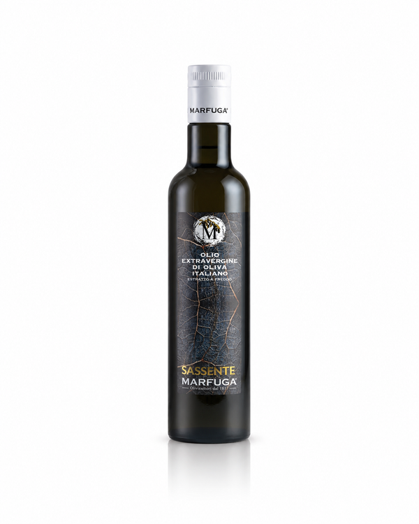 Sassente Marfuga Extra Virgin Olive Oil Monocultivar Frantoio Premium Italian EVOO | UAE