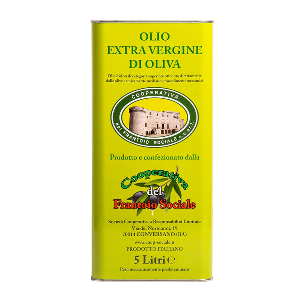 Cooperativa Extra Virgin Olive Oil - Puglia 5L