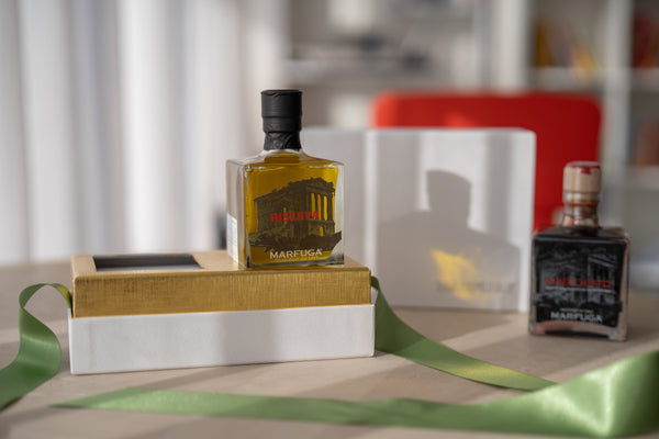 Marfuga premium gift box olive oil and balsamic vinegar Italian gourmet collection