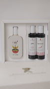 luxury olive oil trio gift box Donna Francesca spicy garlic extra virgin cooking oils