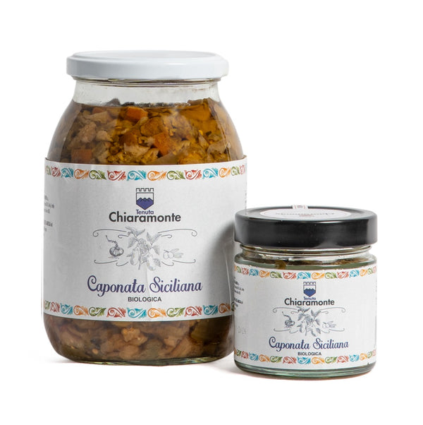 Organic Sicilian Caponata in 160g and 1kg